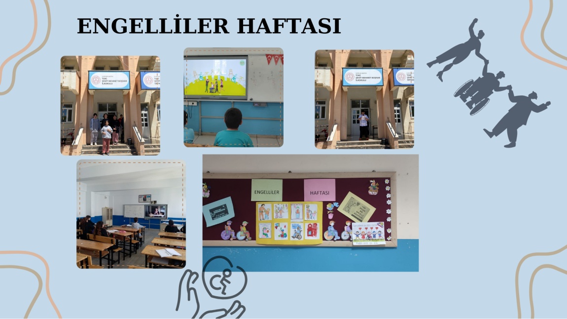 Toki Şehit Mehmet Boşnak Ortaokulunda engelliler haftası programı yapıldı 